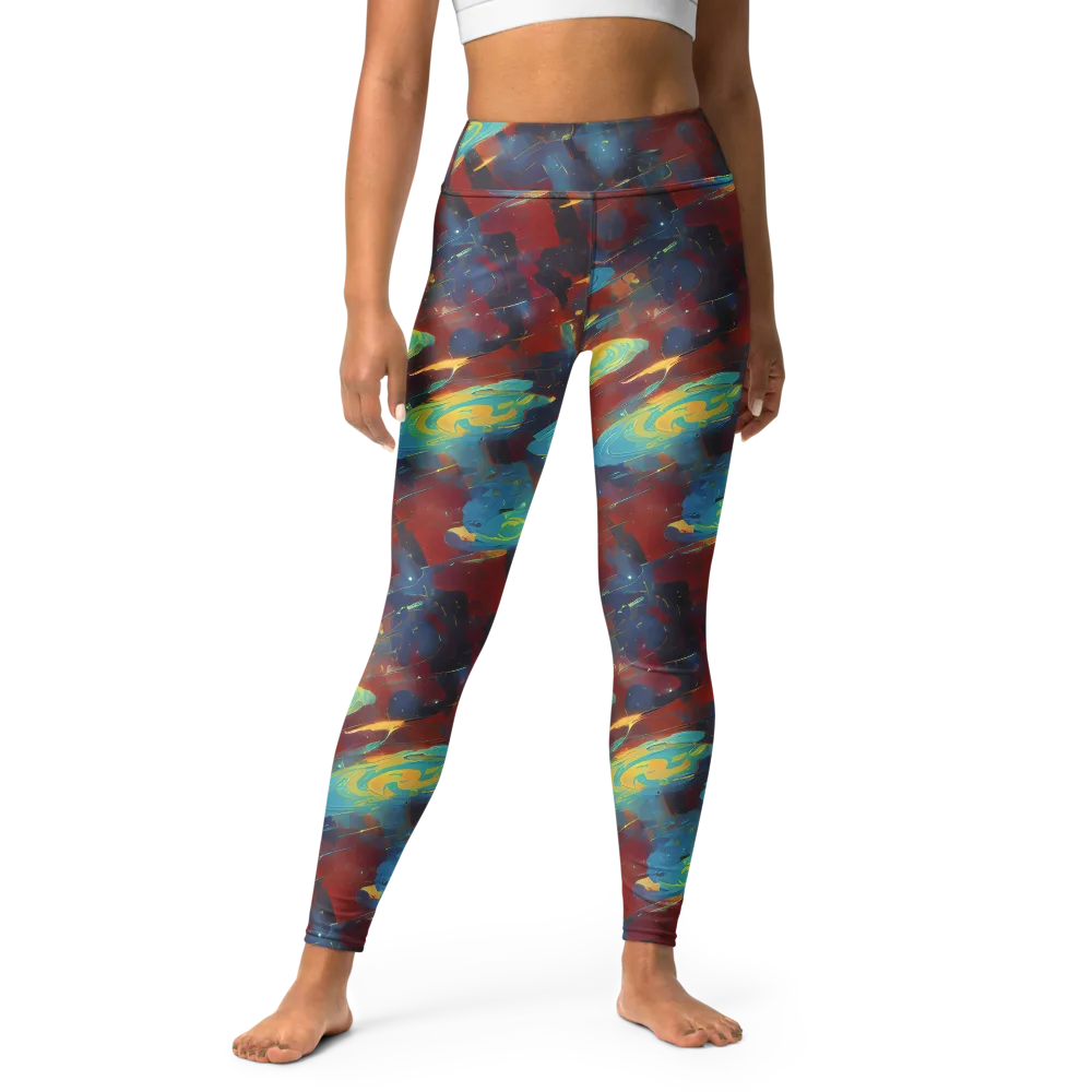 Journey Through Infinity on Yoga Leggings — Front