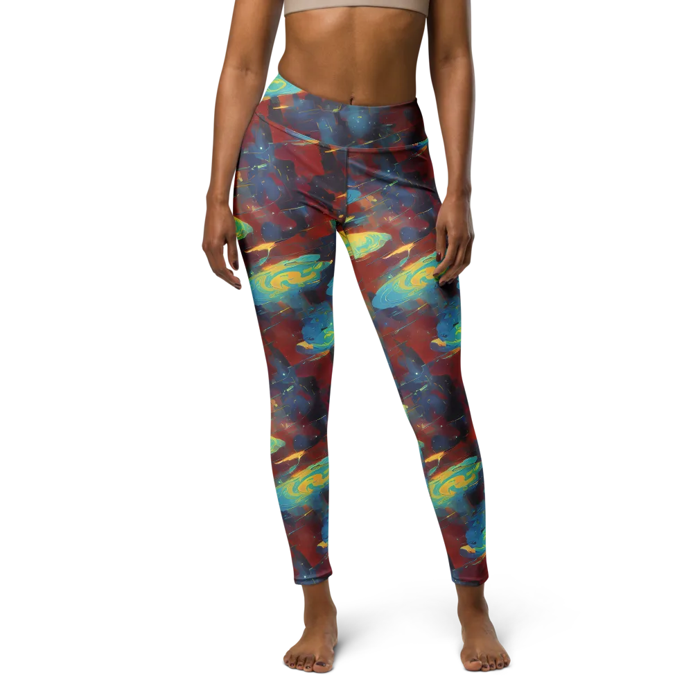 Journey Through Infinity on Yoga Leggings — Front