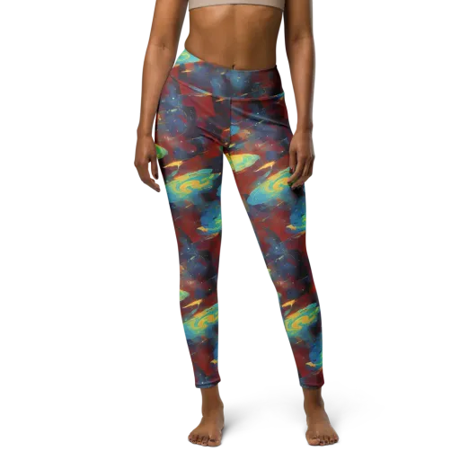 Journey Through Infinity on a Yoga Leggings