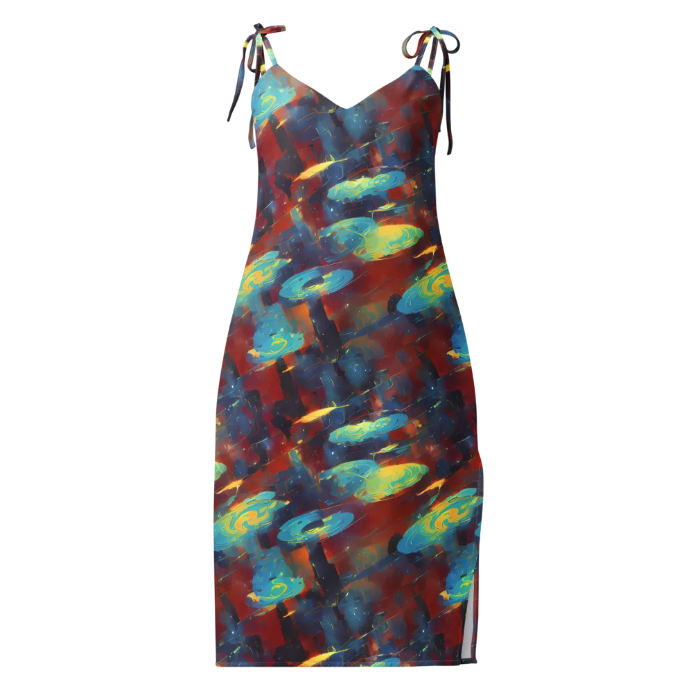Journey Through Infinity on Slip Dress — Front