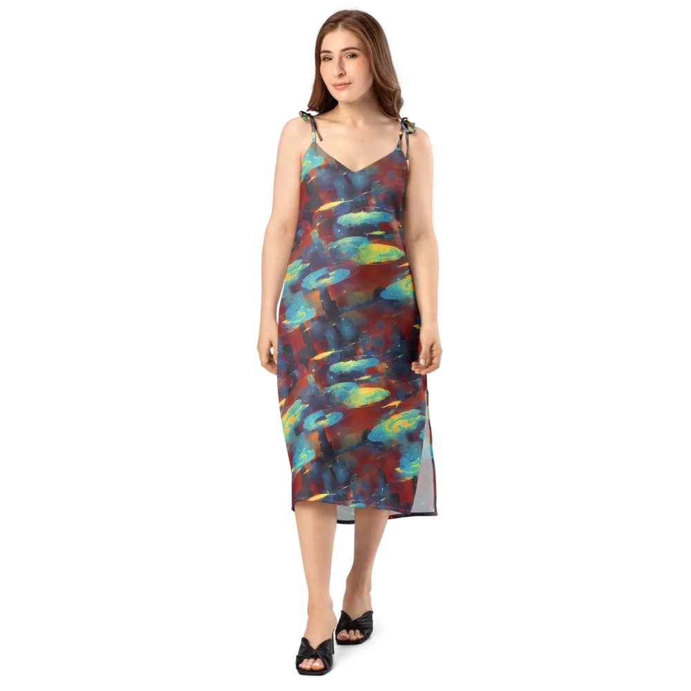Journey Through Infinity on Slip Dress — Front
