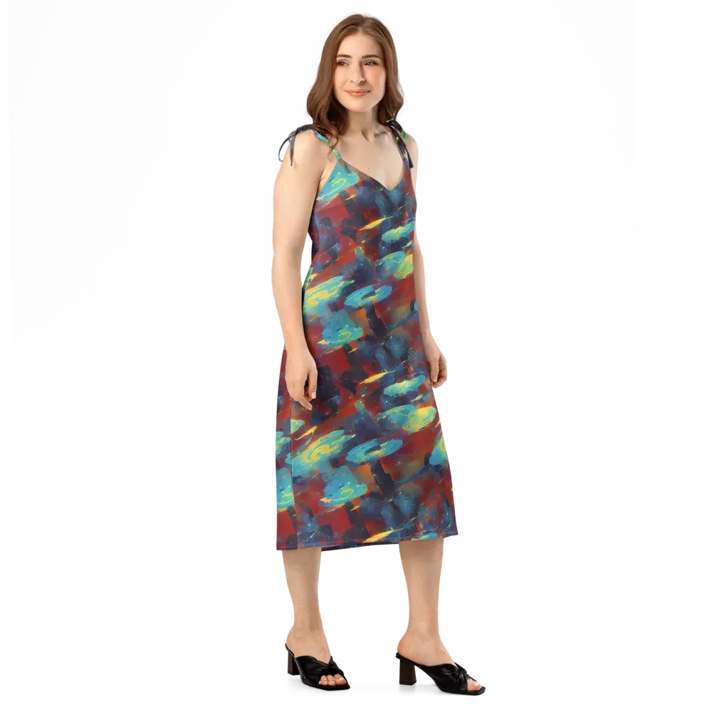 Journey Through Infinity on Slip Dress — Right Front