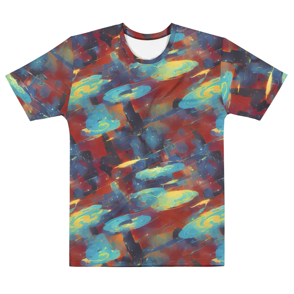 Journey Through Infinity on Men's Cotton Crew Neck T-Shirt — Front