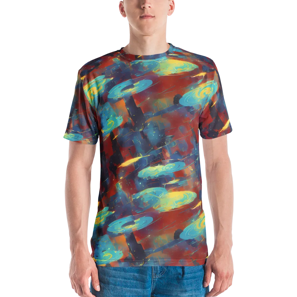 Journey Through Infinity on Men's Crew Neck T-Shirt — Front