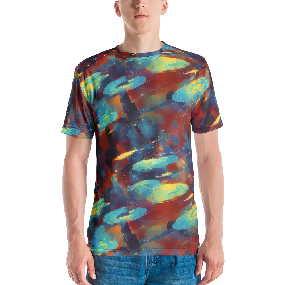 Journey Through Infinity on Men's Crew Neck T-Shirt — Front