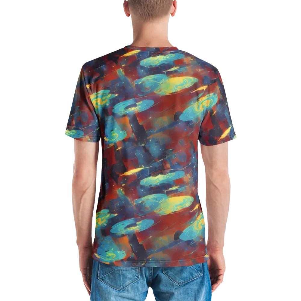 Journey Through Infinity on Men's Crew Neck T-Shirt — Back