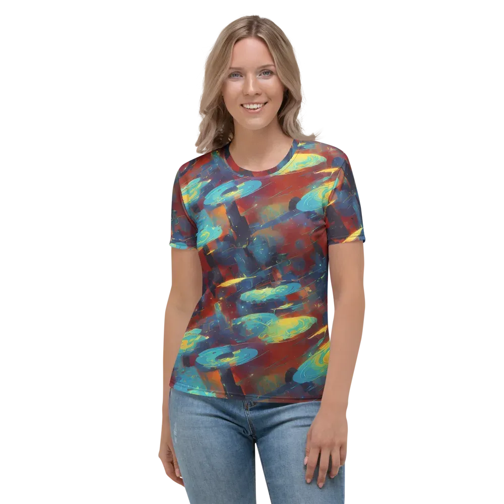 Journey Through Infinity on Women's Crew Neck T-Shirt — Front