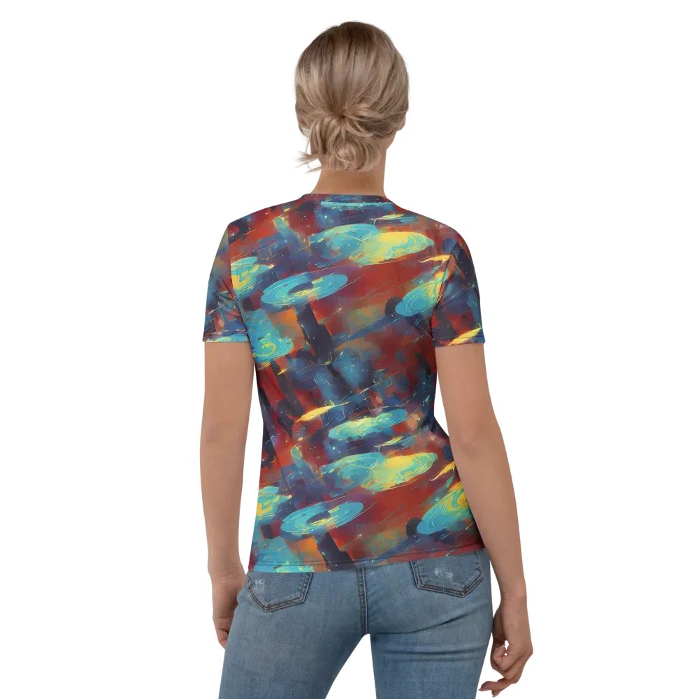 Journey Through Infinity on Women's Crew Neck T-Shirt — Back