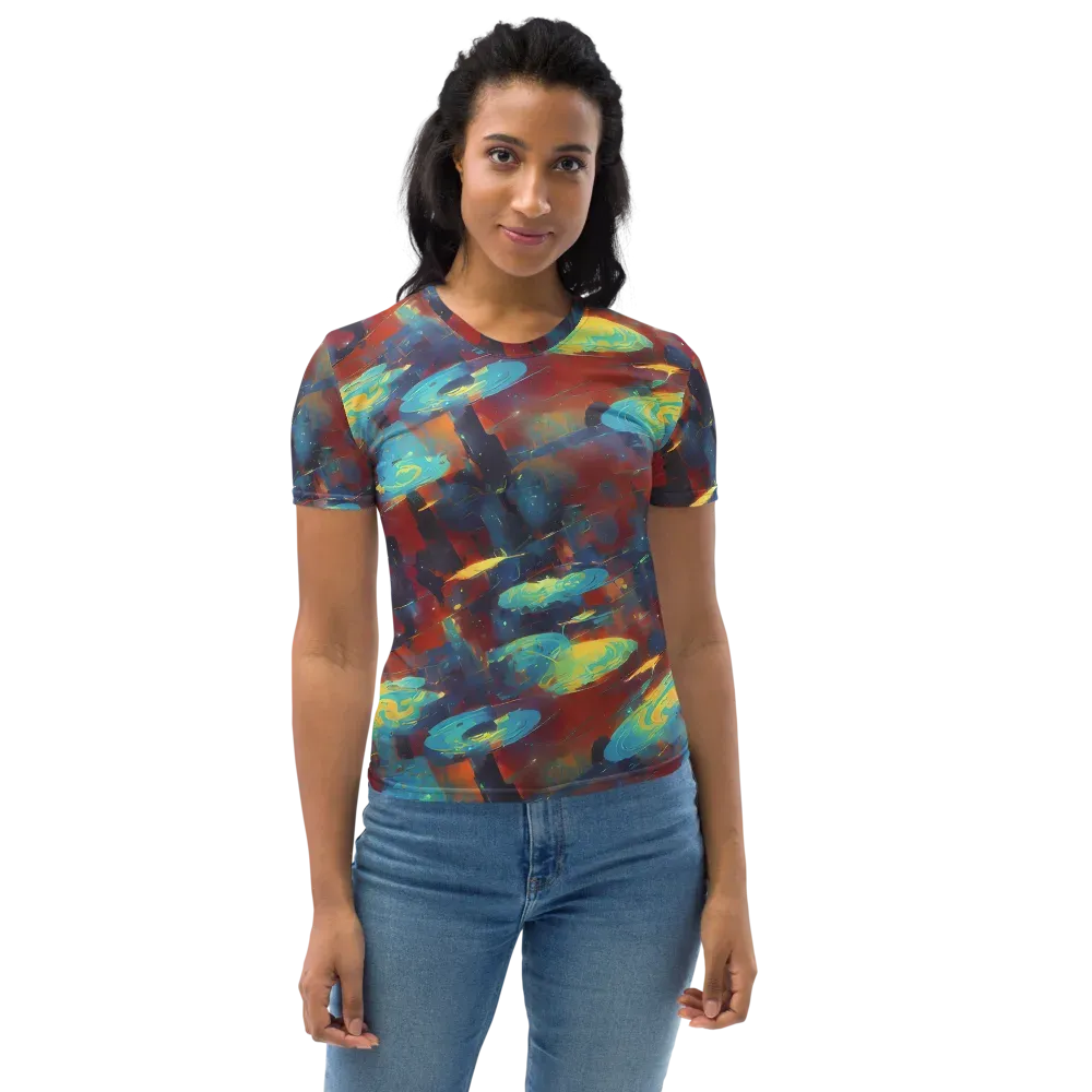 Journey Through Infinity on Women's Crew Neck T-Shirt — Front