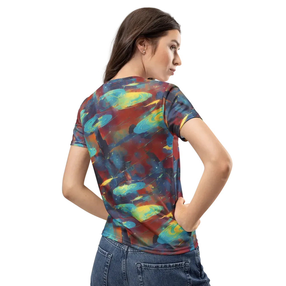 Journey Through Infinity on Women's Crew Neck T-Shirt — Back