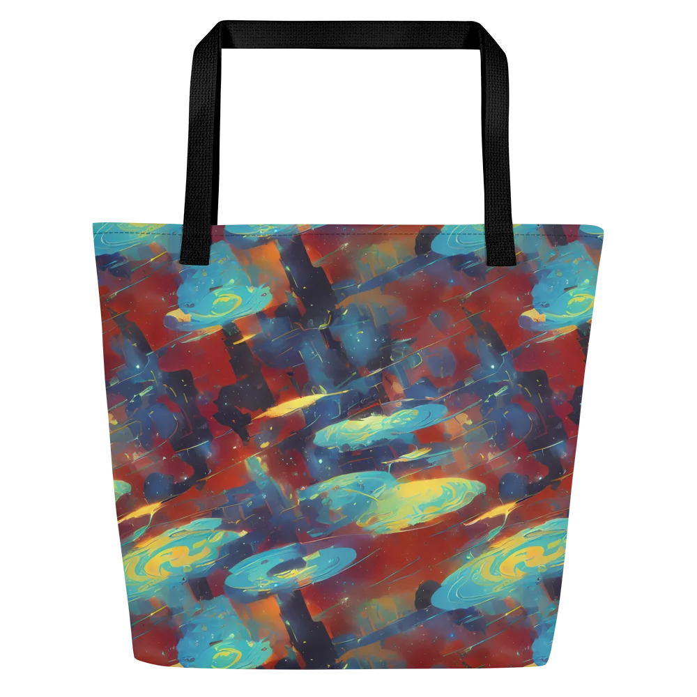 Journey Through Infinity on Large Tote Bag W/ Pocket — Front