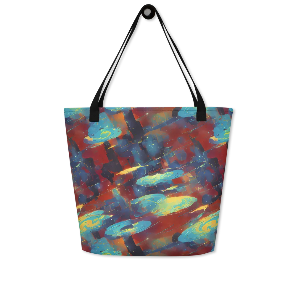 Journey Through Infinity on Large Tote Bag W/ Pocket — Front