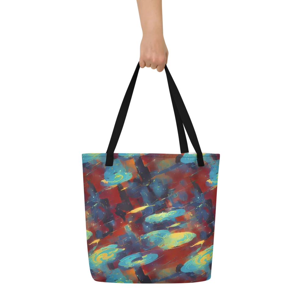 Journey Through Infinity on Large Tote Bag W/ Pocket — Front