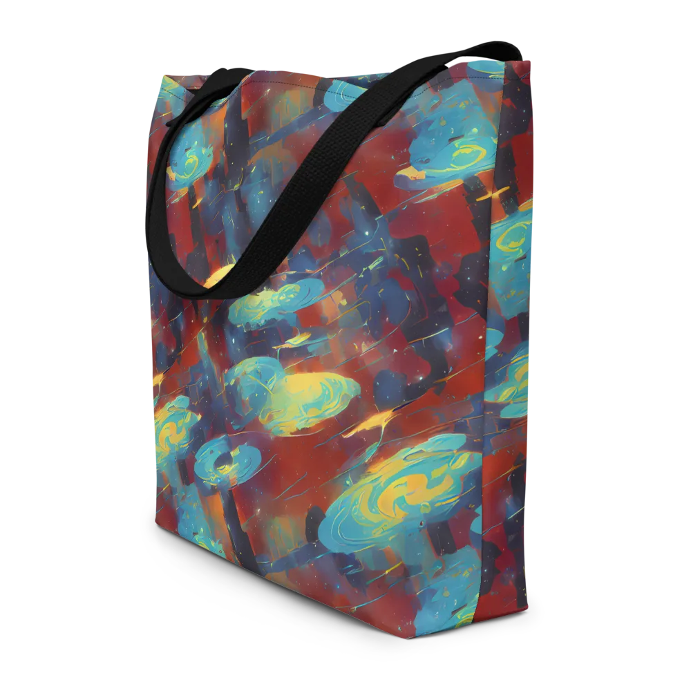 Journey Through Infinity on Large Tote Bag W/ Pocket — Front