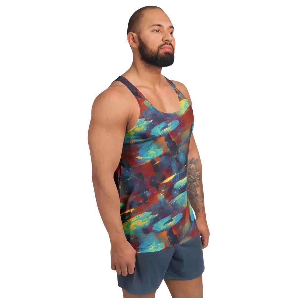 Journey Through Infinity on Men's Tank Top — Right Front