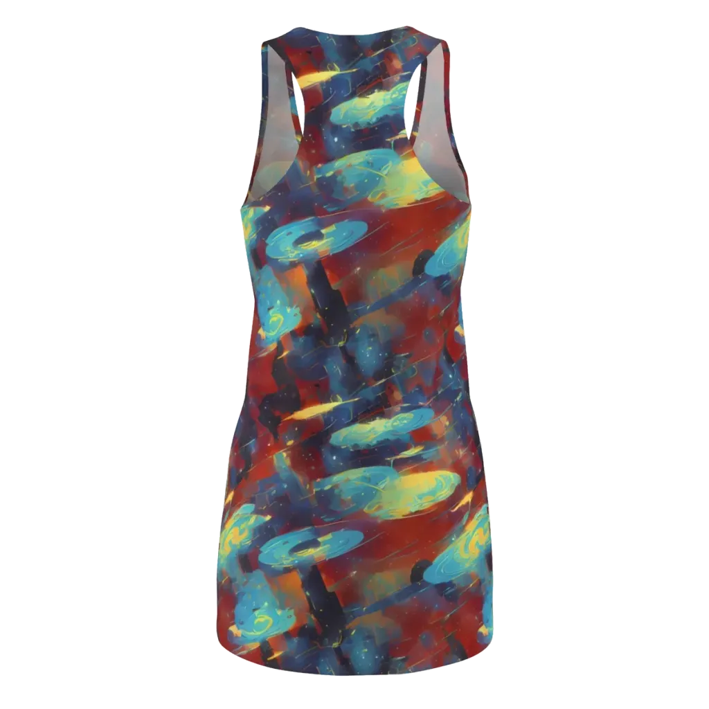 Journey Through Infinity on Racerback Dress — Back