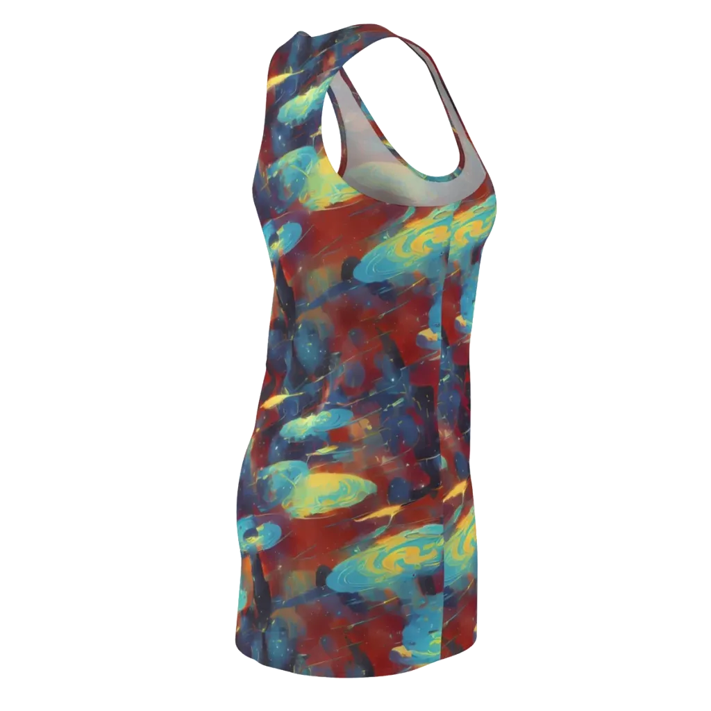 Journey Through Infinity on Racerback Dress — Back Side