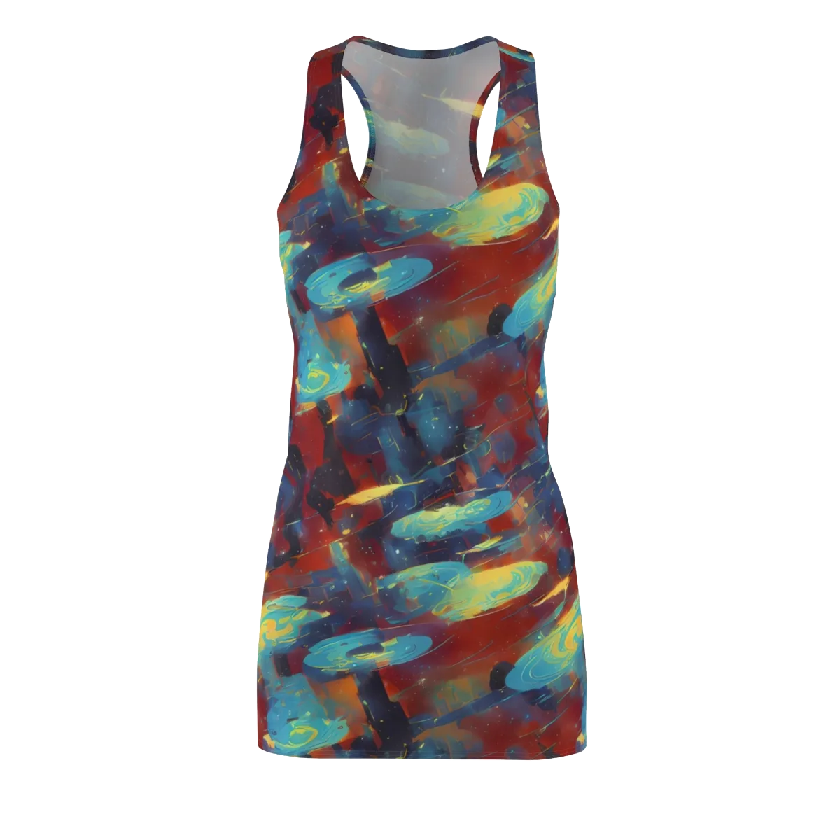 Journey Through Infinity on Racerback Dress — Front