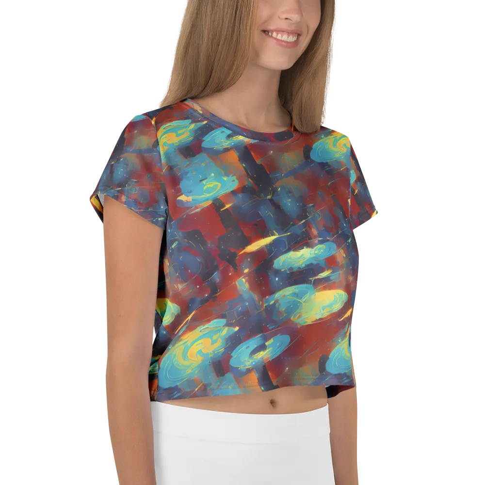 Journey Through Infinity on Crop Tee — Right