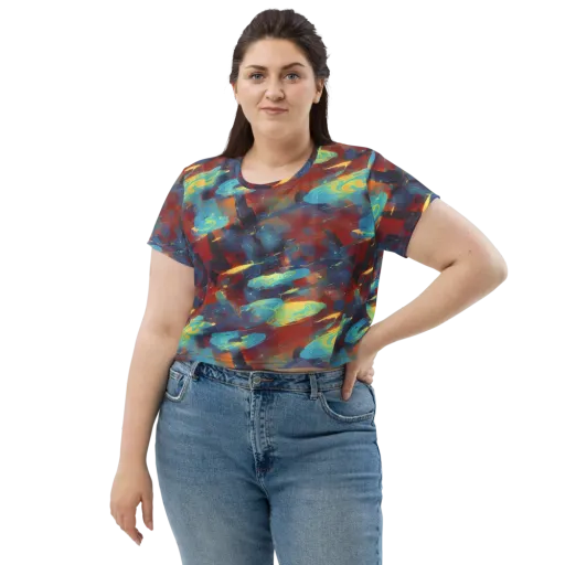 Journey Through Infinity on a Crop Tee