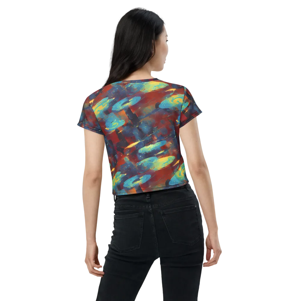 Journey Through Infinity on Crop Tee — Back