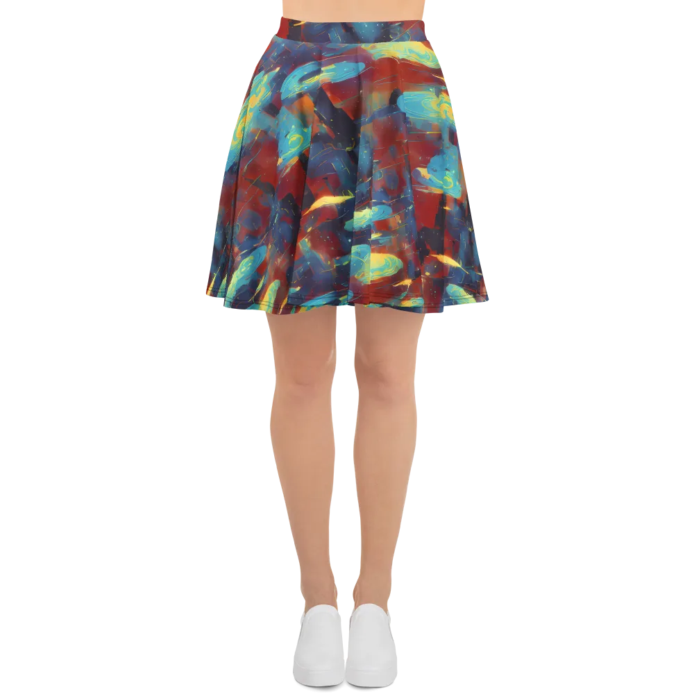 Journey Through Infinity on Skater Skirt — Front