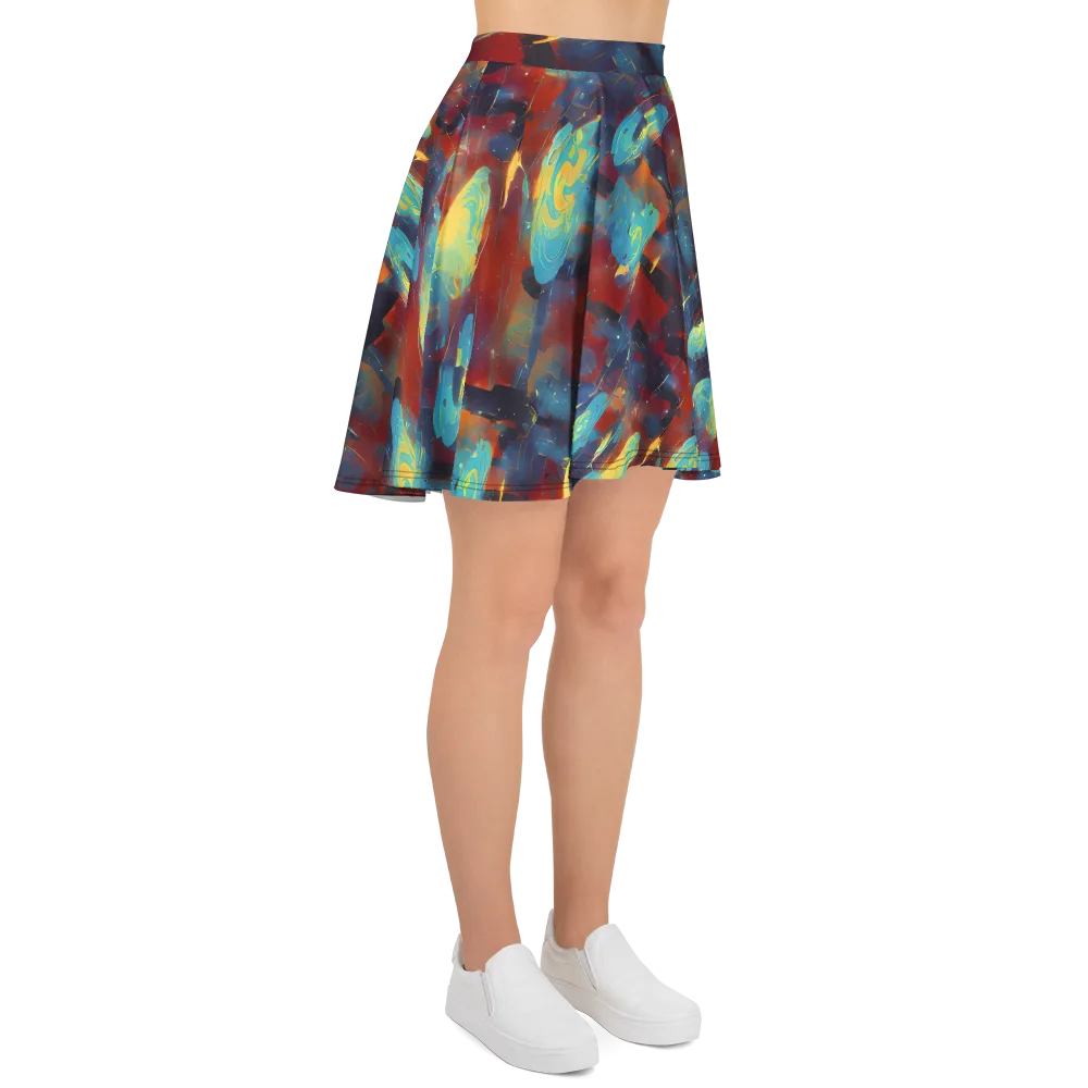 Journey Through Infinity on Skater Skirt — Right