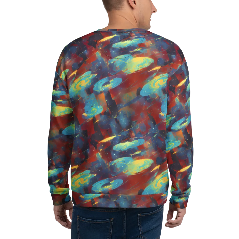 Journey Through Infinity on Sweatshirt — Back