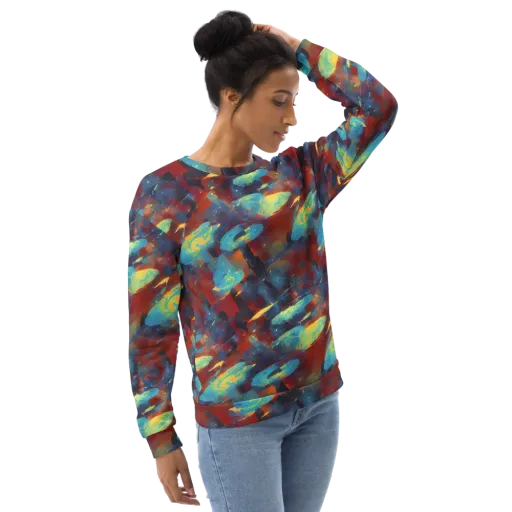 Journey Through Infinity on a Sweatshirt