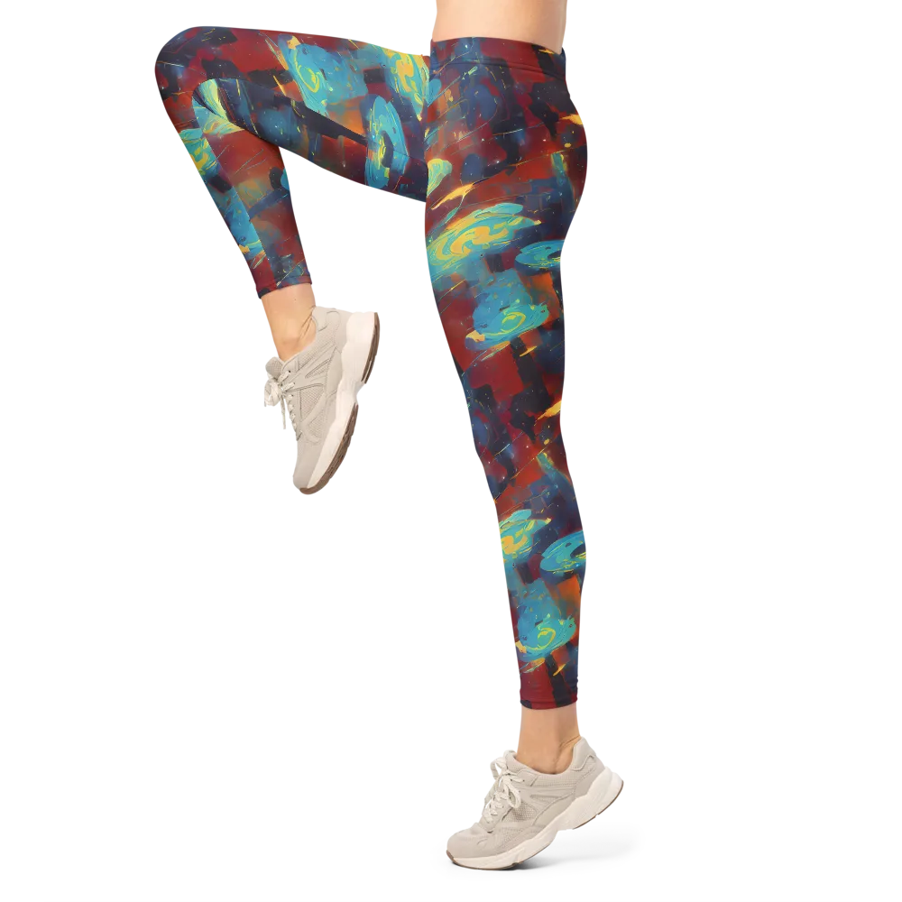 Journey Through Infinity on Leggings — Left