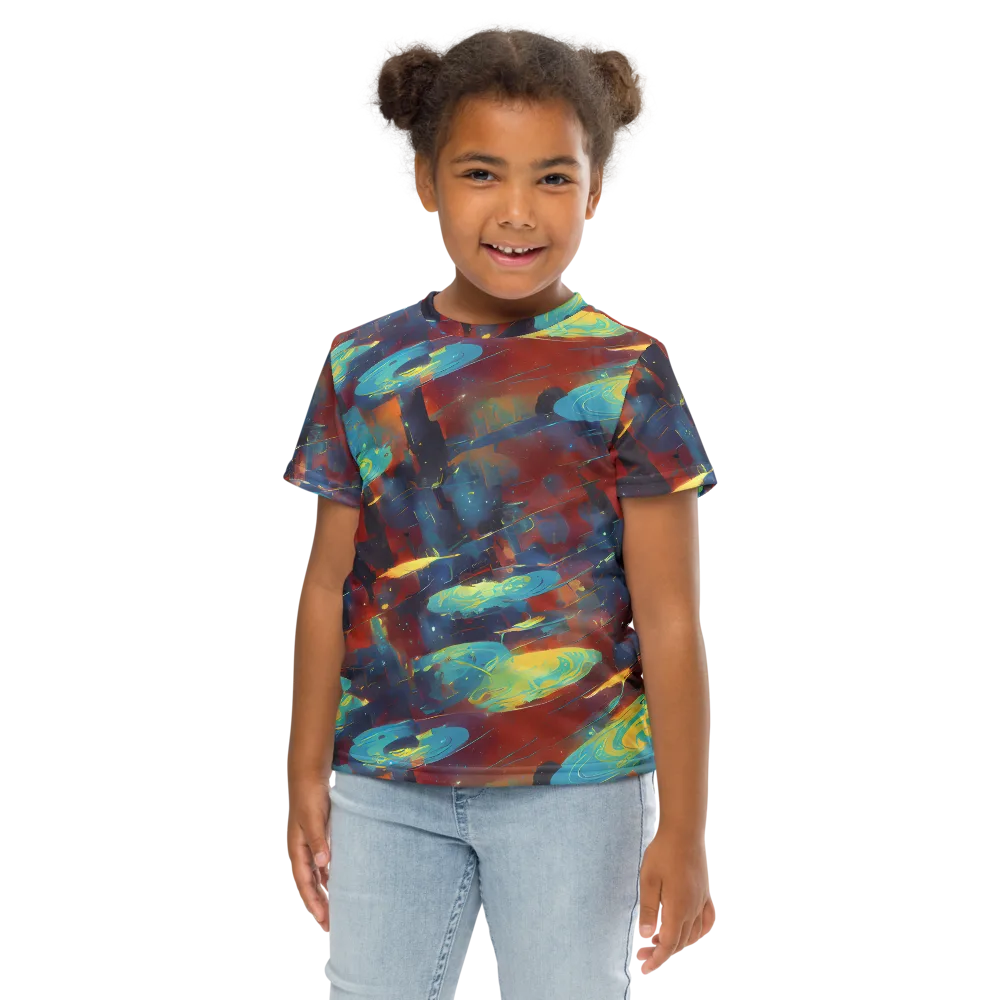 Journey Through Infinity on Kids Crew Neck T-Shirt — Front