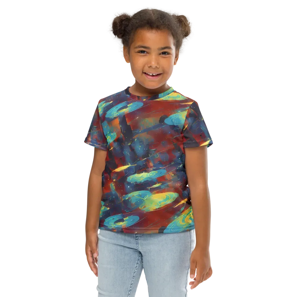 Journey Through Infinity on Kids Crew Neck T-Shirt — Front