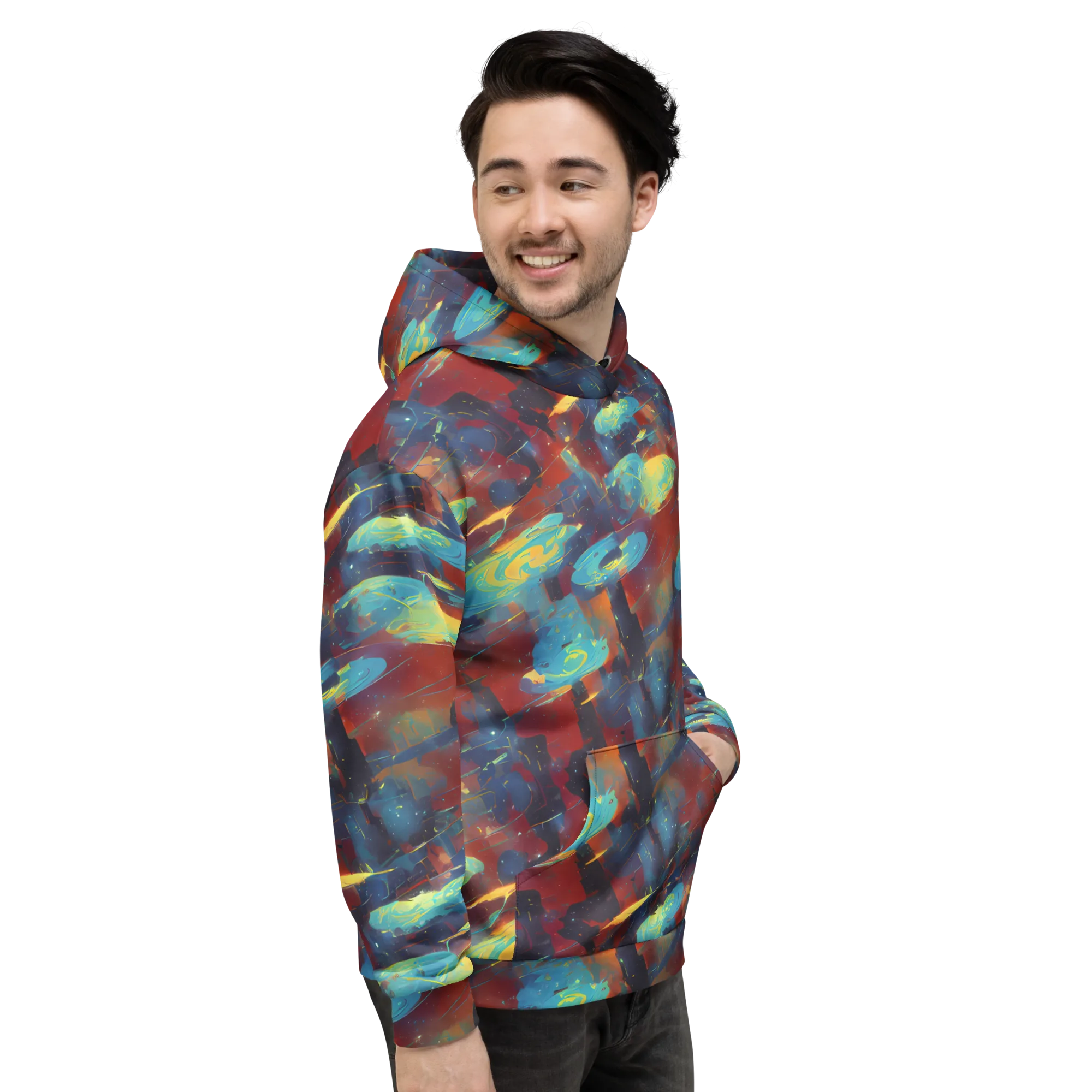 Journey Through Infinity on Hoodie — Right