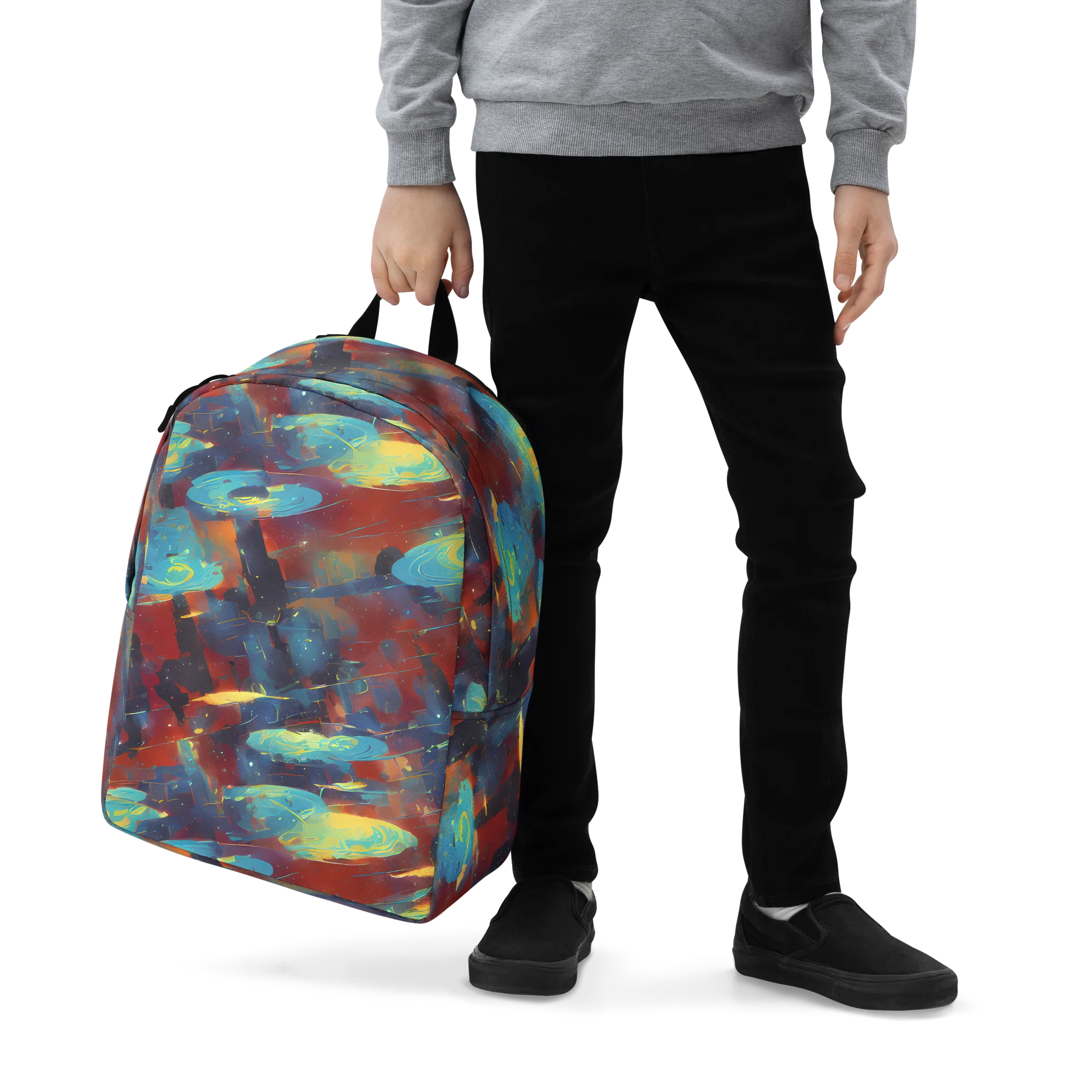 Journey Through Infinity on Minimalist Backpack — Zoomed-in