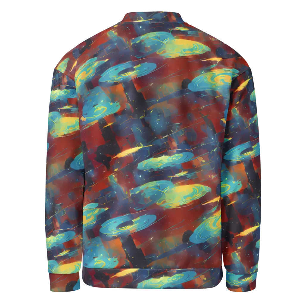 Journey Through Infinity on Bomber Jacket — Back