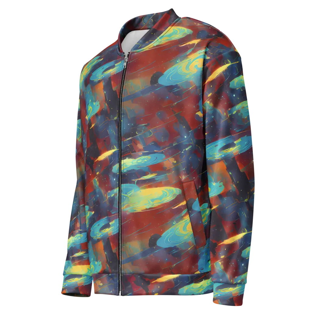 Journey Through Infinity on Bomber Jacket — Left Front