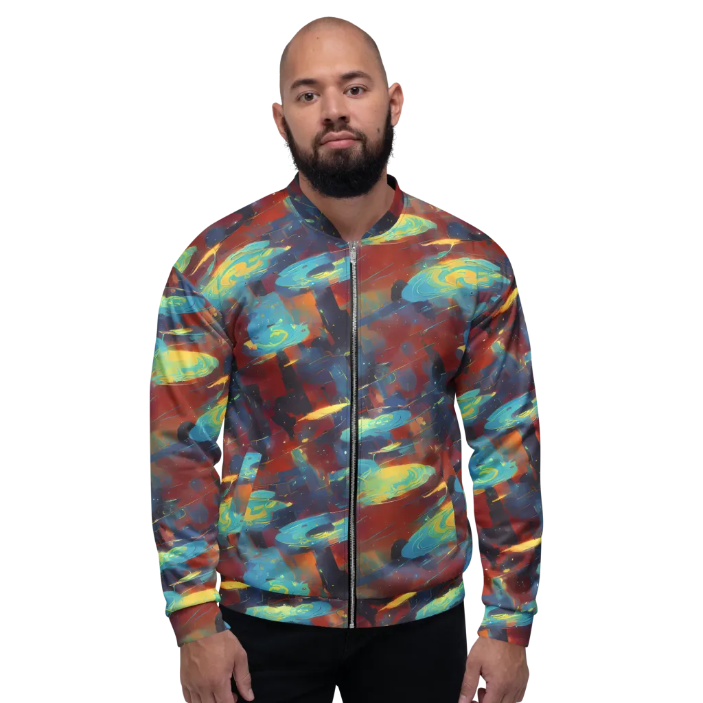Journey Through Infinity on Bomber Jacket — Front