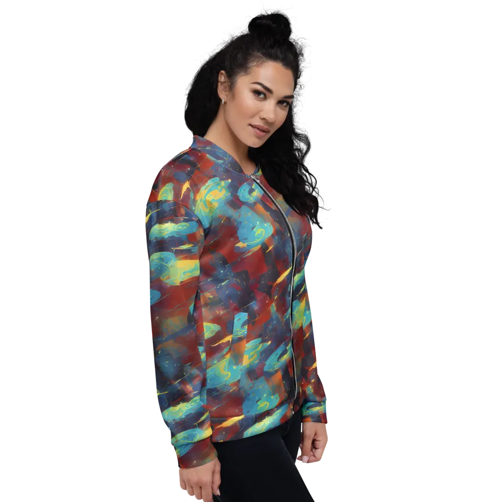 Journey Through Infinity on Bomber Jacket — Right
