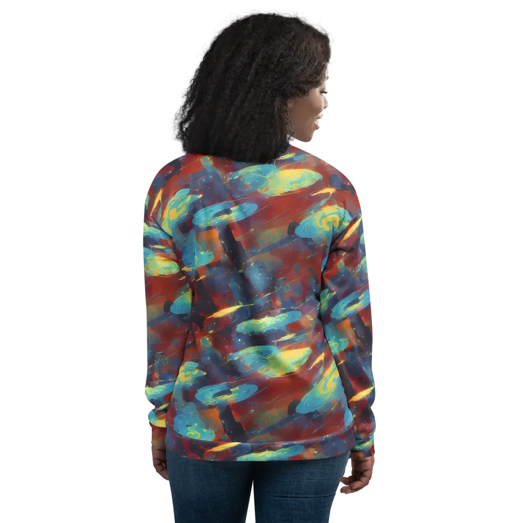 Journey Through Infinity on Bomber Jacket — Back