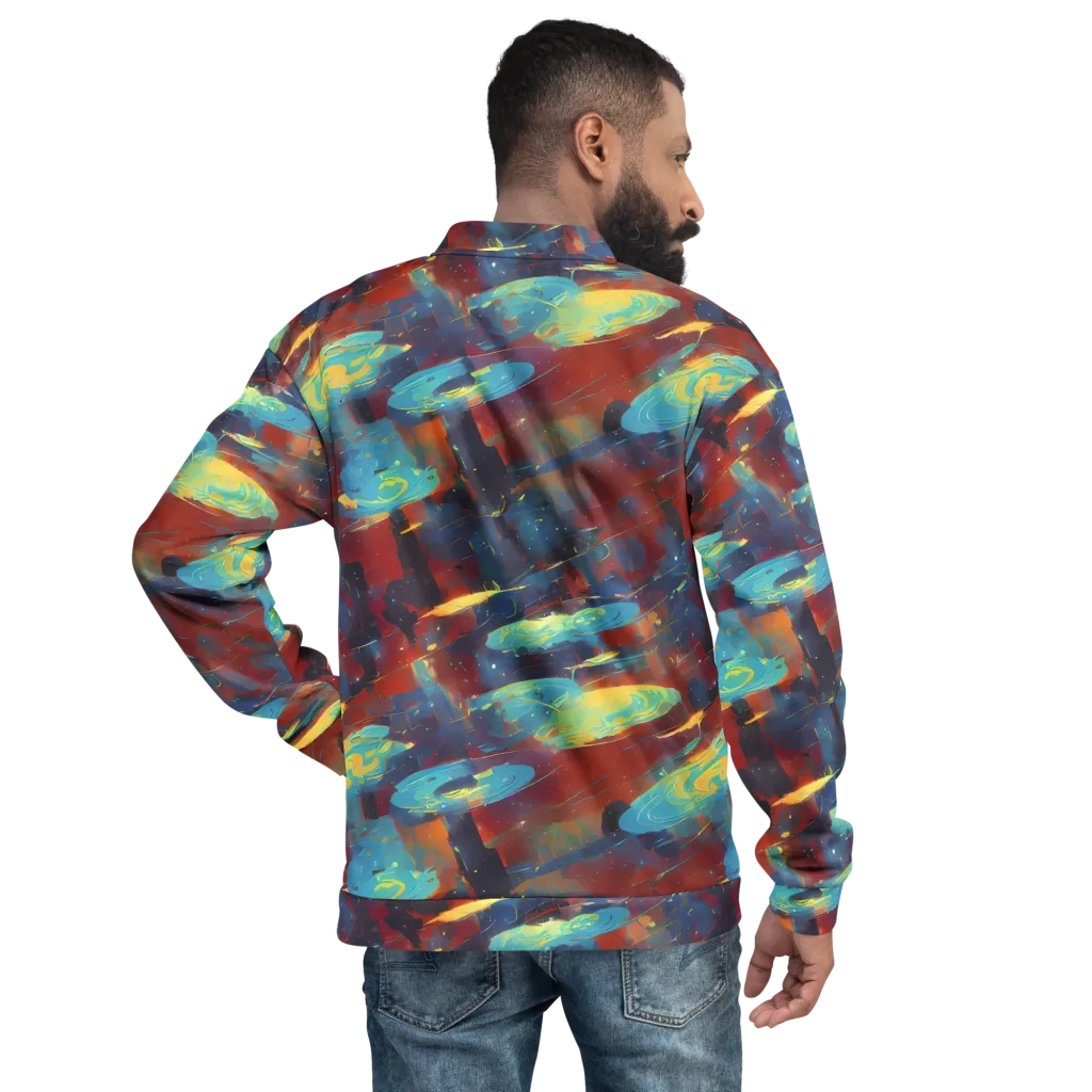 Journey Through Infinity on Bomber Jacket — Back
