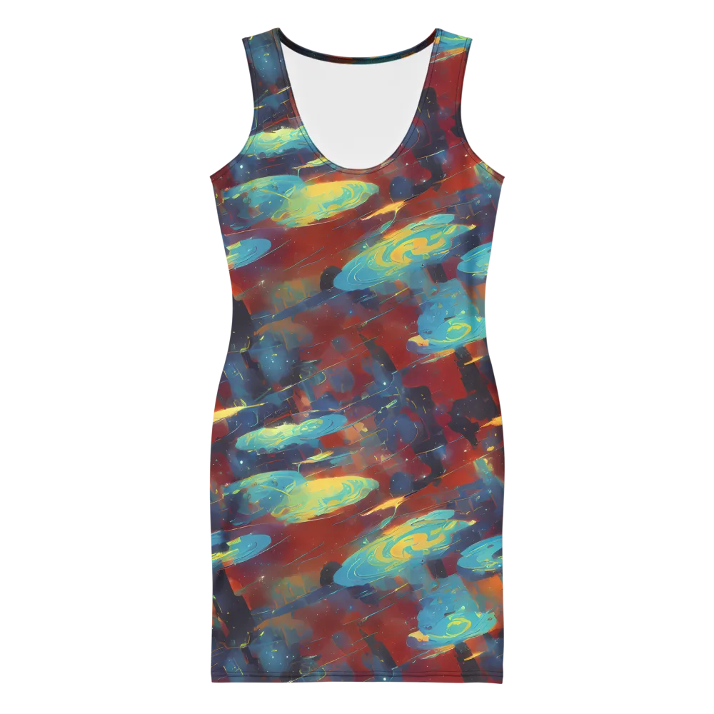 Journey Through Infinity on Bodycon Dress — Front