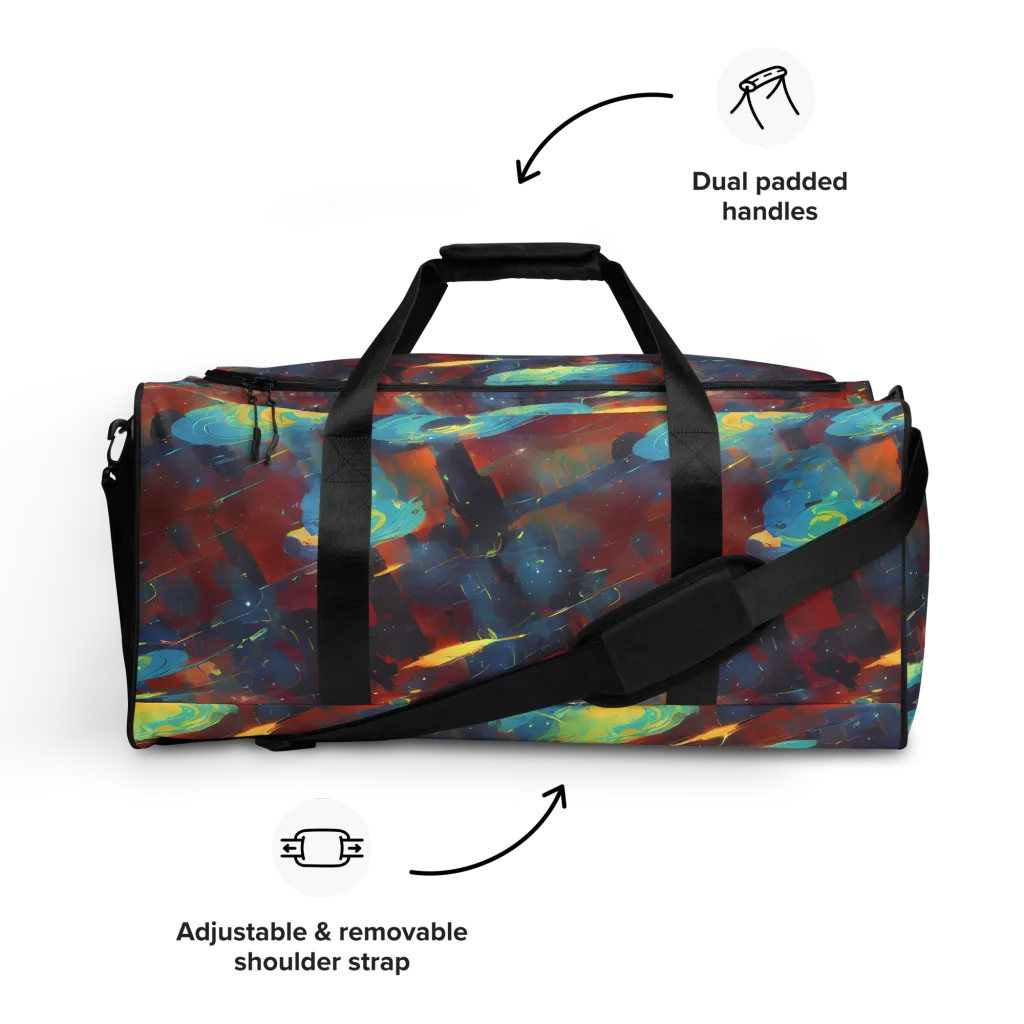 Journey Through Infinity on Duffle Bag — Front