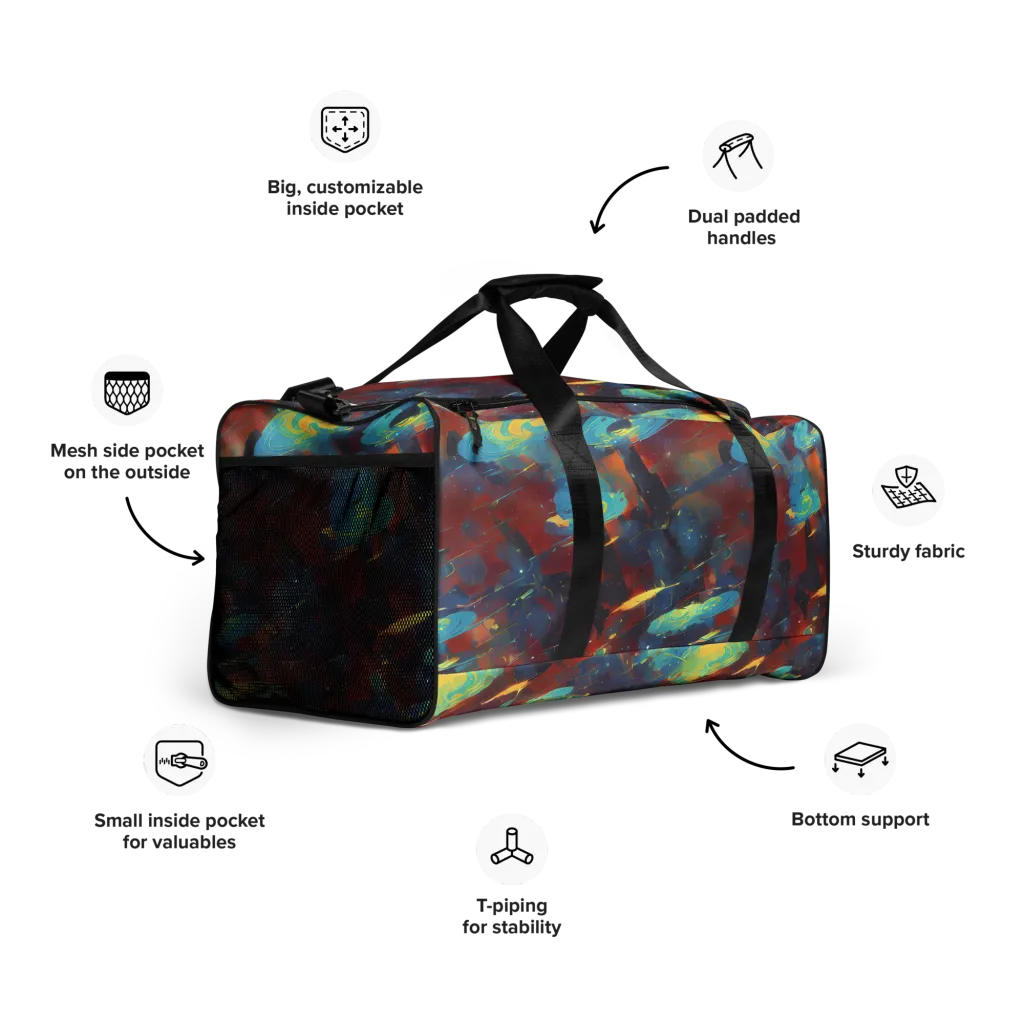 Journey Through Infinity on Duffle Bag — Right Front