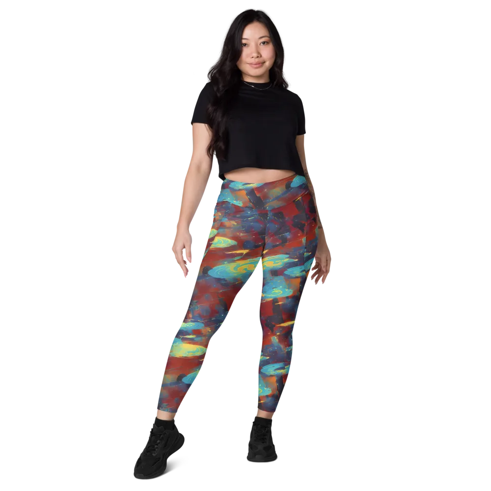 Journey Through Infinity on Leggings with Pockets — Front