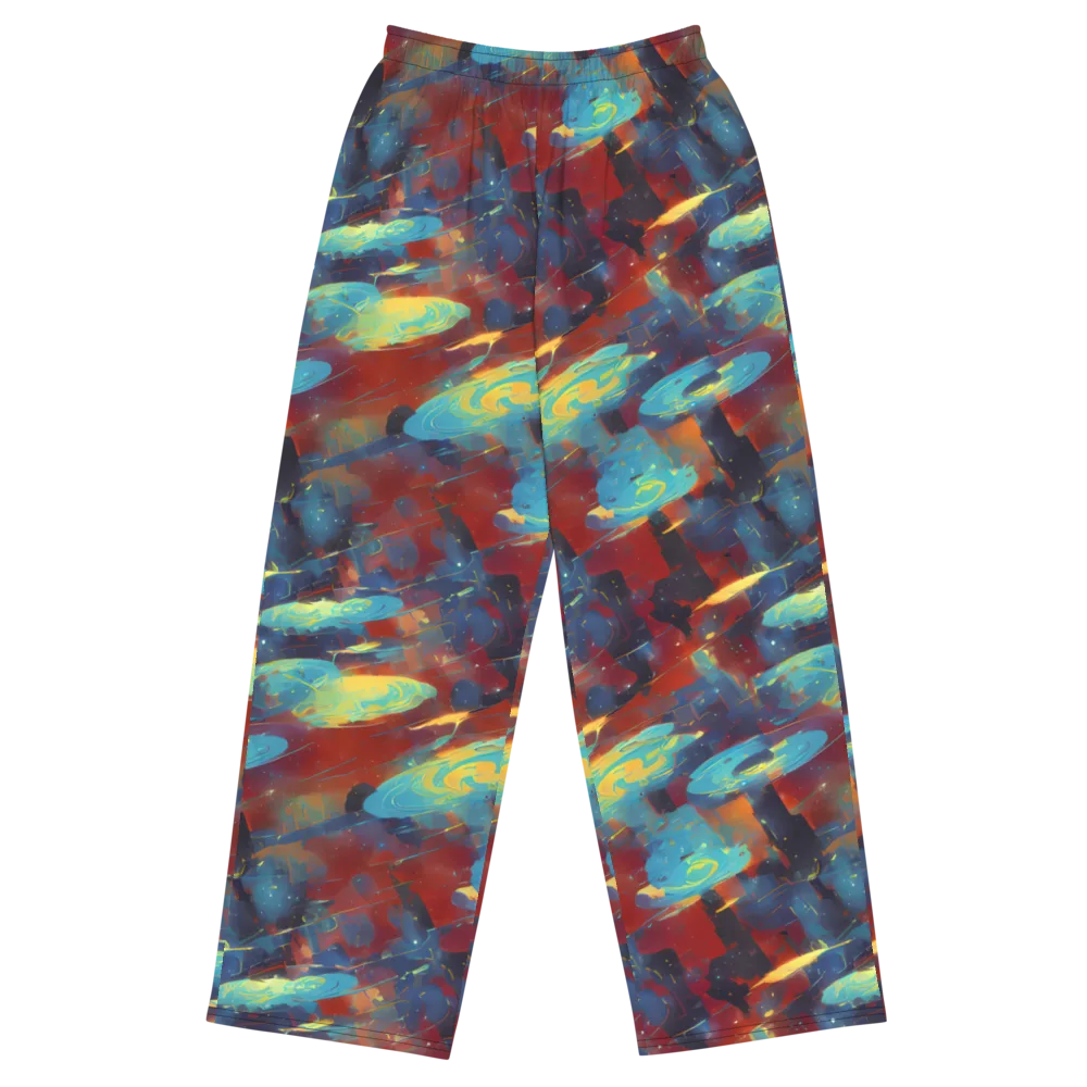 Journey Through Infinity on Wide-Leg Pants — Front