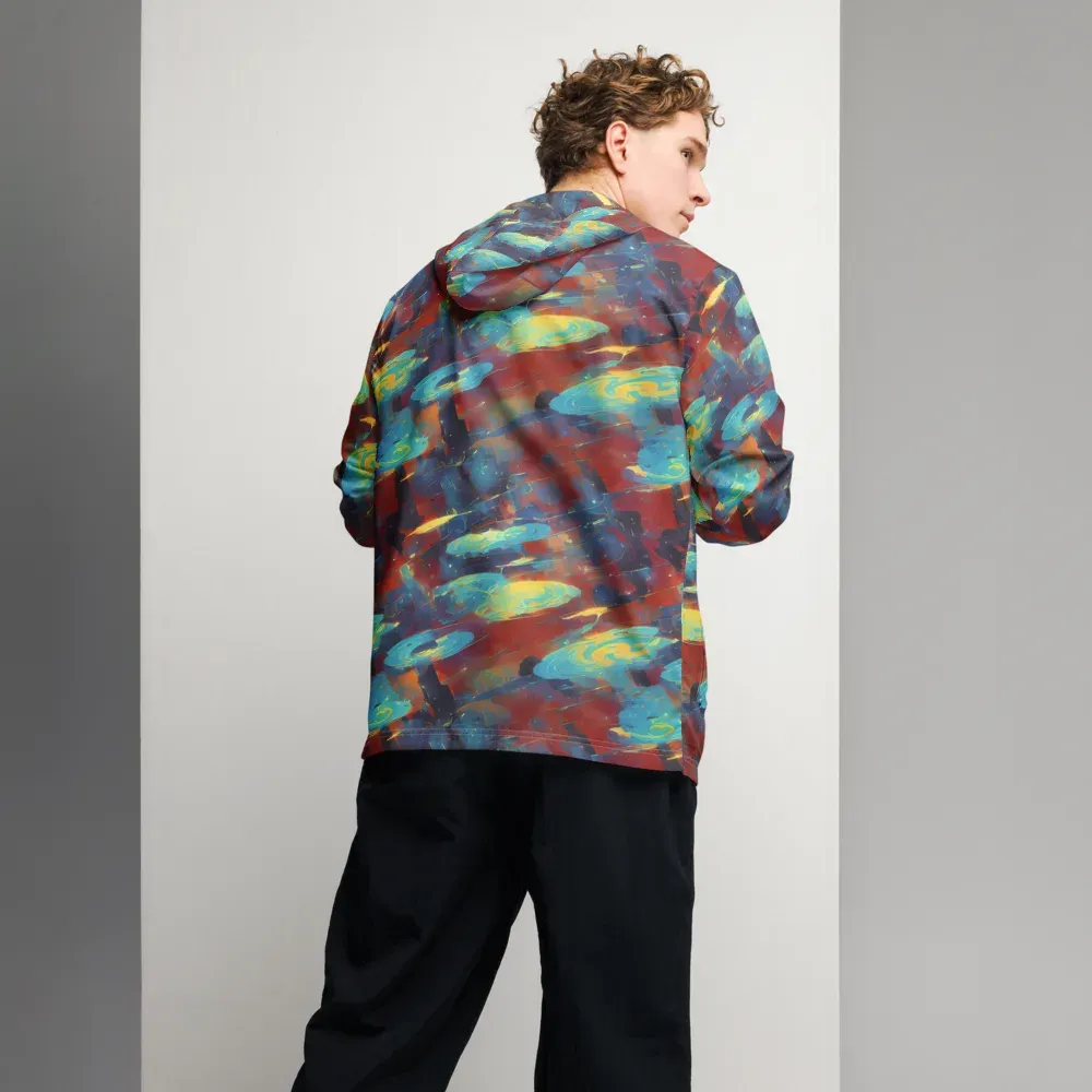 Journey Through Infinity on Men's Windbreaker — Back