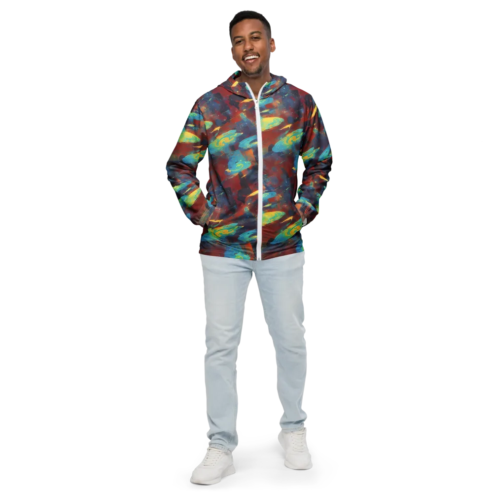 Journey Through Infinity on Men's Windbreaker — Front