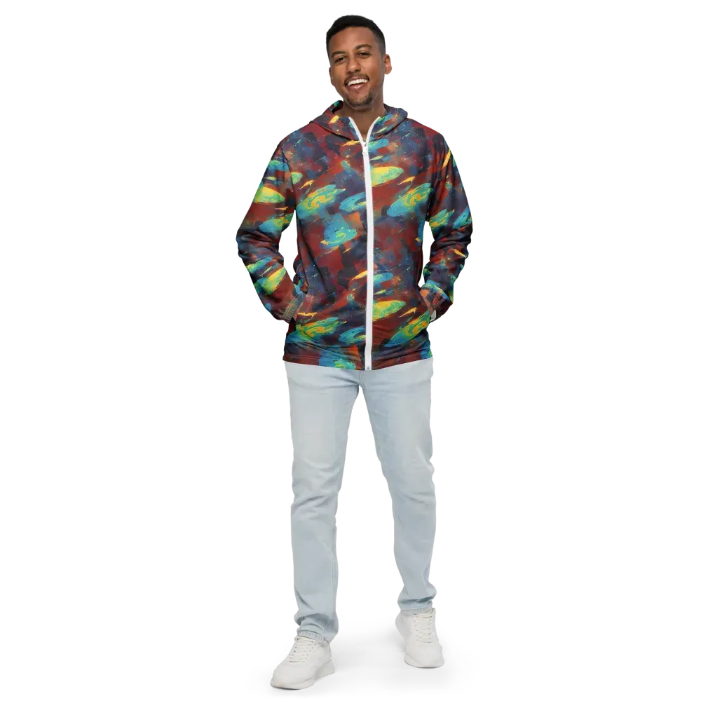 Journey Through Infinity on Men's Windbreaker — Front