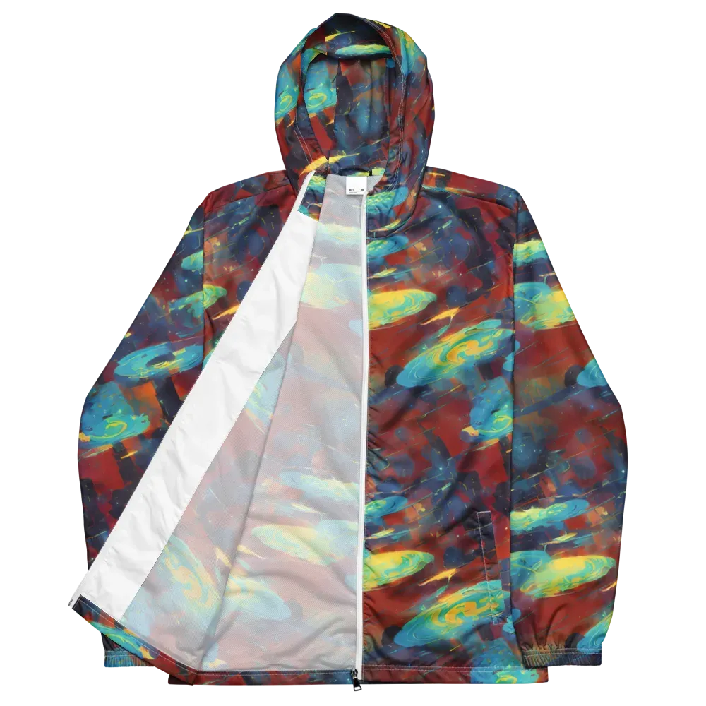 Journey Through Infinity on Men's Windbreaker — Front