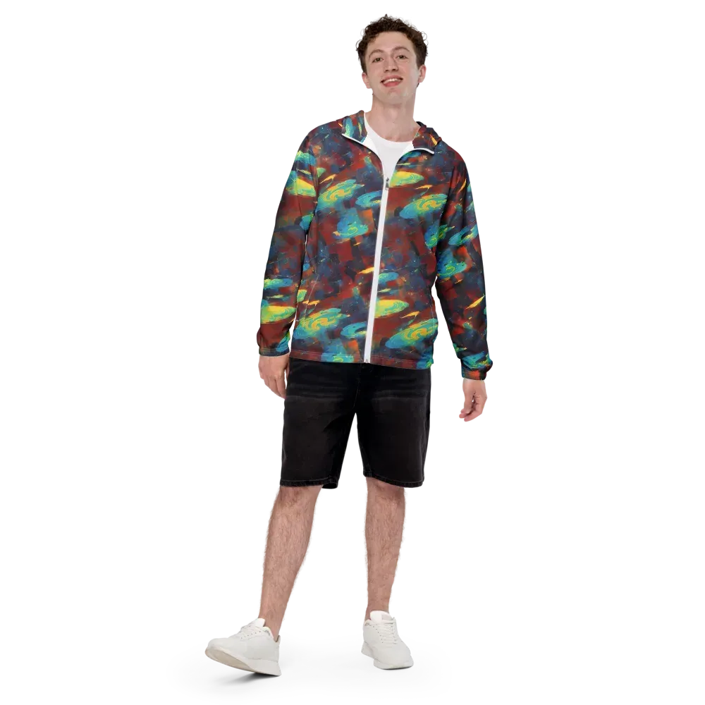 Journey Through Infinity on Men's Windbreaker — Front